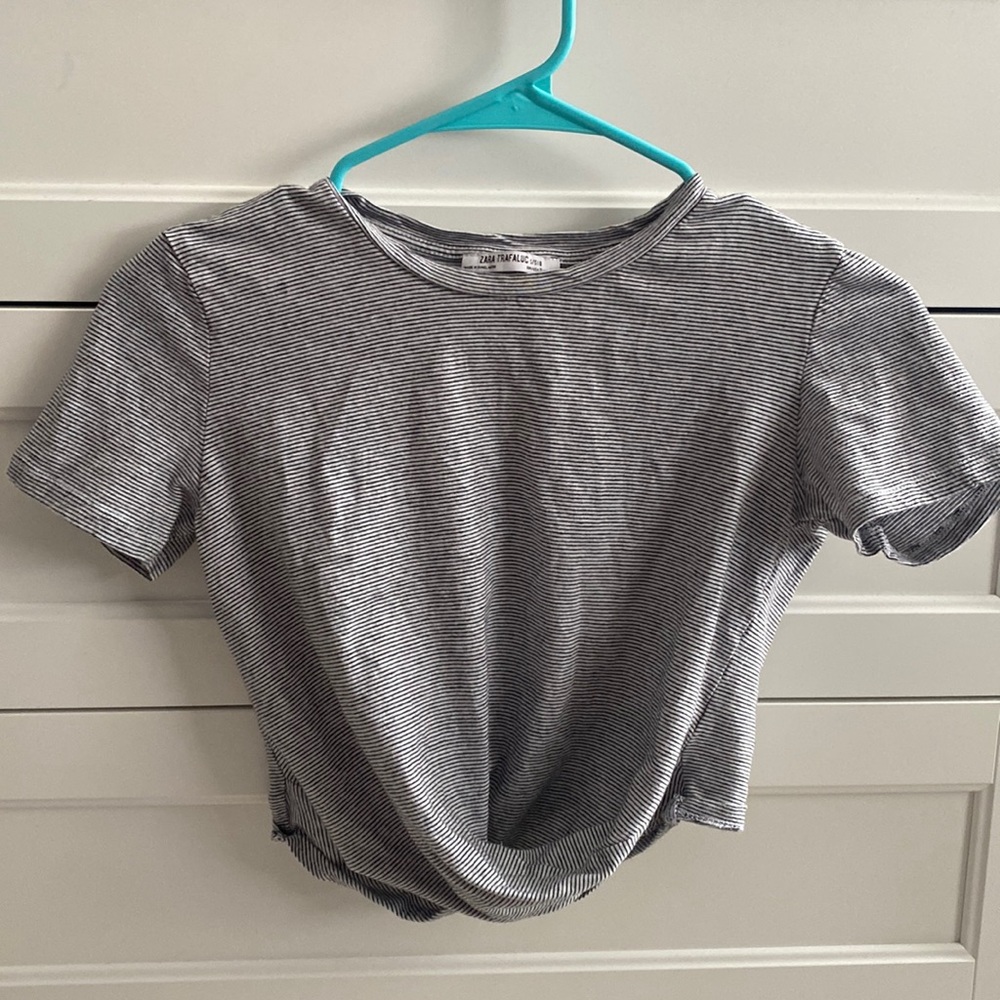 Zara Twist Front Crop Top